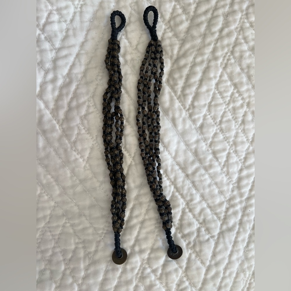 Black Beaded Bracelet